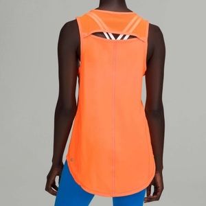 Lululemon Highlight Orange Sculpt Tank Top